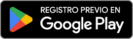 Badge oficial de prerregistro de Google Play